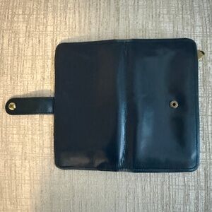 Navy Leather Wallet - HOBO